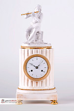 Very rare "Au Bon Sauvage" mantel clock