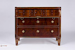 Military Campaign Chest of Drawers Secretary