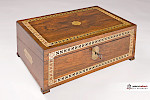 Louis XV salon chest of drawers with cube marquetry