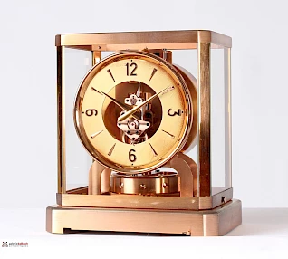 <p>Switzerland<br />
Brass, rose gold-plated<br />
Year of manufacture 1950</p>