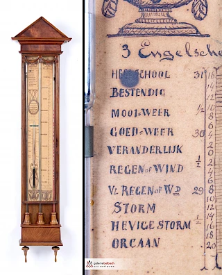 <p>Dordrecht (Netherlands)<br />
Mahogany, paper, mercury<br />
dated: 1852</p>