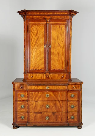 <p>The Netherlands<br />
Satinwood, mahogany and others<br />
Louis XVI around 1790</p>
