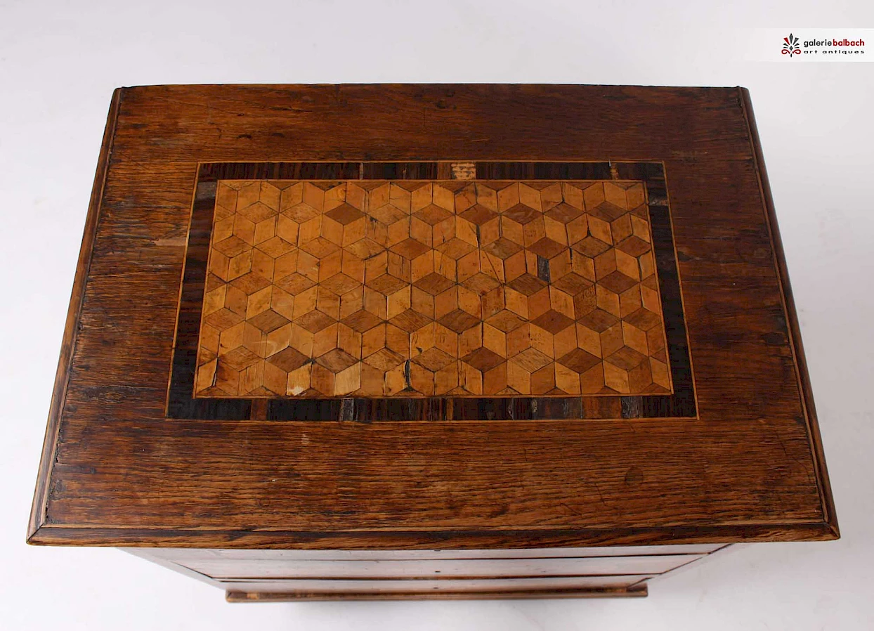 Cube marquetry