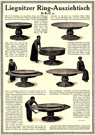 Liegnitz ring table antique