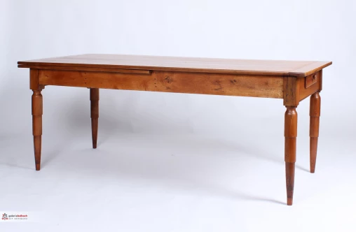 Antique extendable dining table, cherry, France, 19th century - France
solid cherry tree
19th century