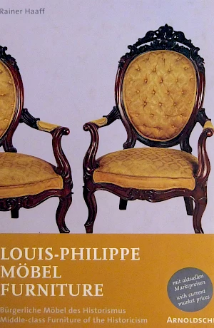 Libro di riferimento ben ordinato sui mobili Luigi Filippo / secondo rococò. In tedesco e inglese con i prezzi di mercato attuali.