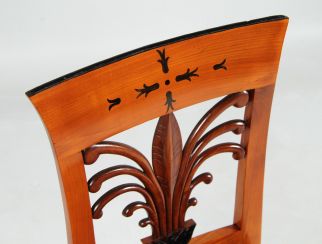 Cherry wood chair