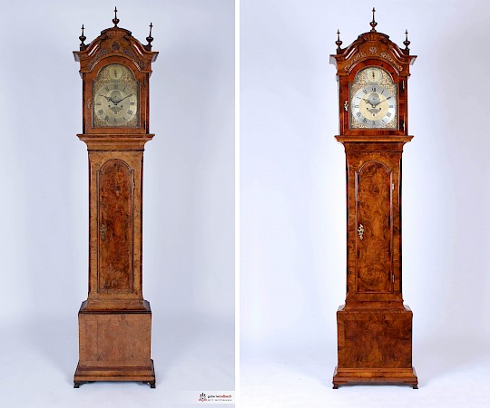 Restoration of a Baroque Walnut Grandfather Clock