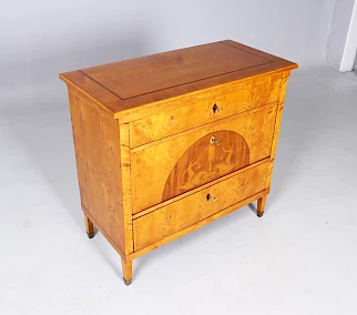 Small antique Biedermeier chest of drawers