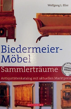 Importante opera di riferimento sulla cultura domestica Biedermeier. Catalogo molto chiaro, con numerose buone illustrazioni e descrizioni brevi e precise dei mobili.