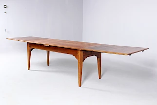 Tavolo da pranzo per 10-12 persone in legno di ciliegio