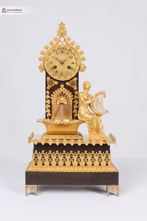 Pendule néogothique avec automate à eau, bronze, France 19e s. - France
Bronze
Néo-gothique vers 1870-1890