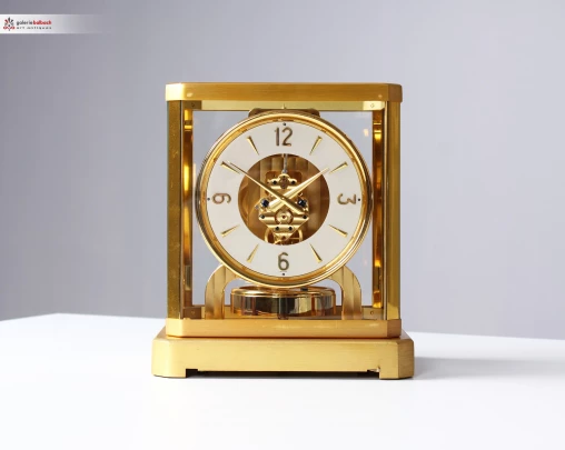 Frühe Atmos Uhr von Jaeger LeCoultre aus dem Jahr 1949, klassisch gold - Schweiz
Messing vergoldet
Baujahr 1949
