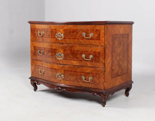 Antique chest of drawers, Baroque-Classicism c. 1760-70, walnut, restored - Mainfranken
Walnut
around 1760-1770