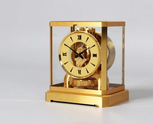 Jaeger LeCoultre Atmos VIII, original Clock, cal. 528/1, year of manufacture 1977 - Switzerland
Brass gold plated
Year of manufacture 1977