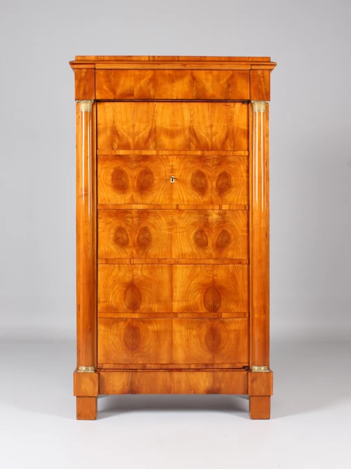 Ancienne armoire originale Biedermeier en cerisier, Blender, vers 1830 - Sud de lAllemagne
Cerisier
Biedermeier vers 1830
