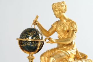 Jean Andre Reiche Pendule Urania Astronomia