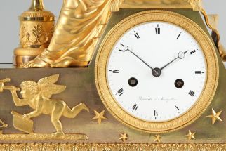 Jean Andre Reiche Pendule Urania Astronomia