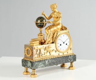 Orologio impero in ormolu