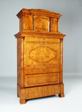 Secrétaire Biedermeier bouleau