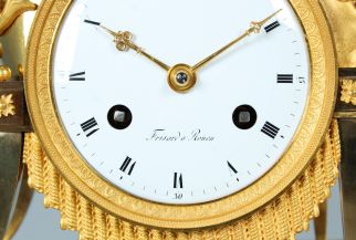 Manteau French Empire Clock