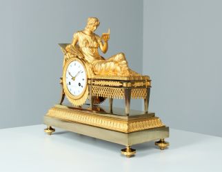 Manteau French Empire Clock