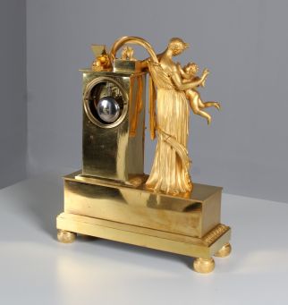 French Empire Mantel Clock Ormulu