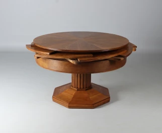 Runder antiker Esstisch Eiche