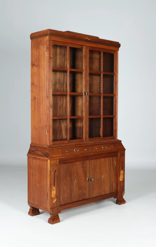 Small antique bookcase, display cabinet, walnut, Art Deco c. 1920 - Germany
Walnut
Art Deco around 1920