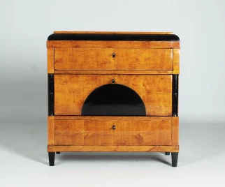 Biedermeier Kommode, Birke, um 1825