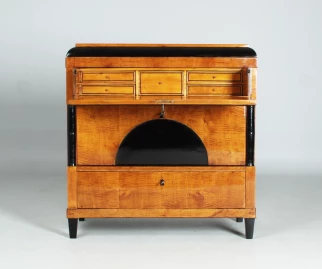 Biedermeier Kommode, Birke, um 1825