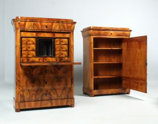 Secrétaire Biedermeier et Biedermeier Blender