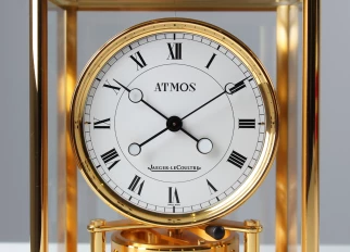Jaeger LeCoultre Atmos Elysee gold plated