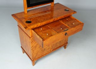 Commode Biedermeier avec miroir, vers 1820