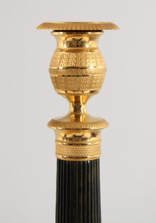 Antiker Kerzenständer gold
