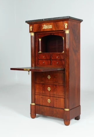 Petit secrétaire antique, France, Empire vers 1810