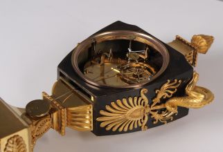 Antico orologio a vaso, pendolo Impero 1815 circa