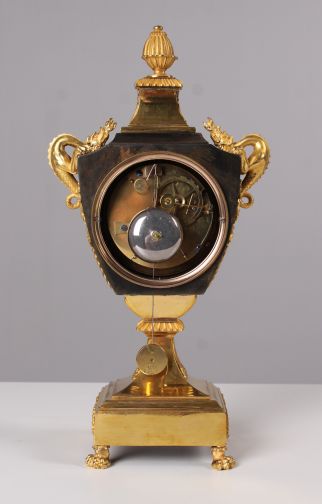 Horloge de vase antique, pendule de l