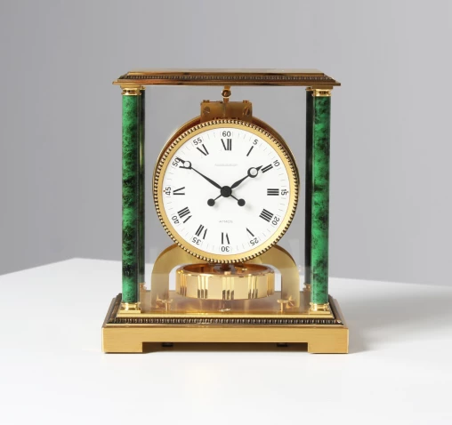 Atmos Vendome originale di Jaeger LeCoultre, anno di fabbricazione 1972, ottime condizioni - Svizzera
Ottone placcato oro e laccato
Anno di fabbricazione 1972