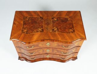 Commode baroque en noyer, Antikhandel Münster