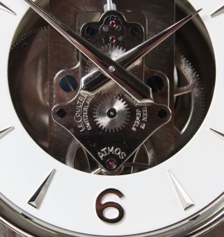 Silver Atmos watch by Jaeger LeCoultre from 1955