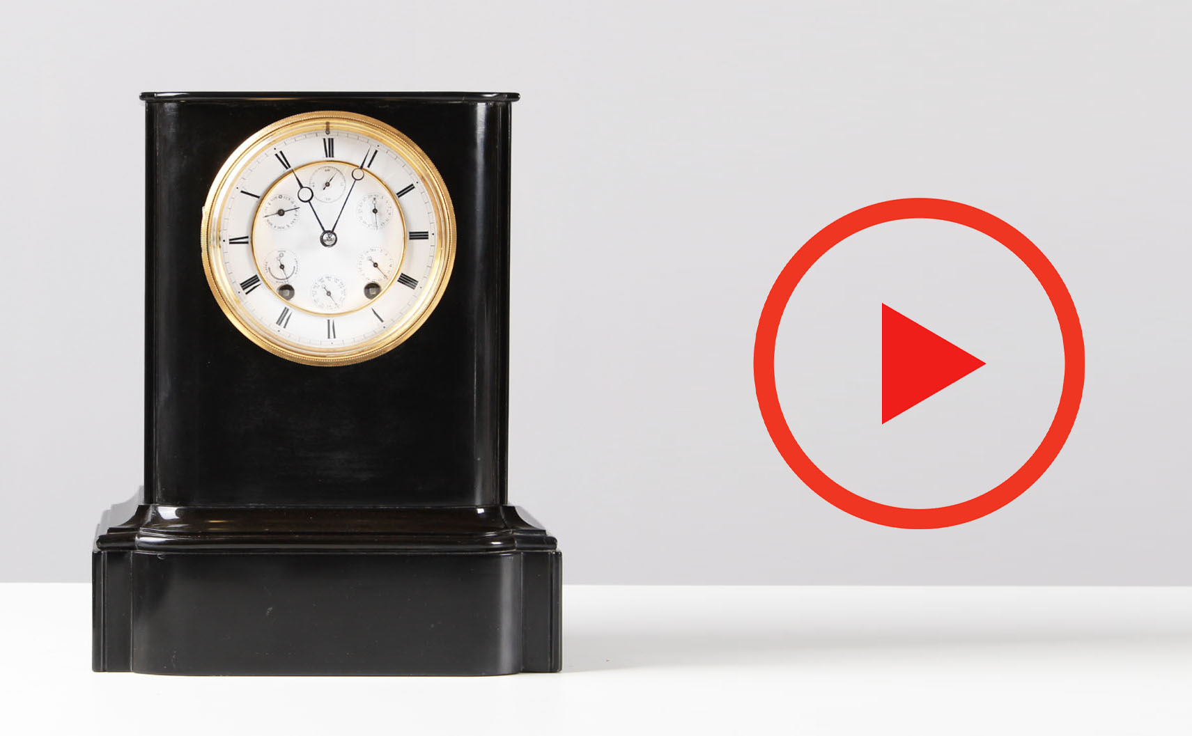 Horloge De Cheminée Acctim Bewdley - Blanc/argenté - Cadran Métal, Verre - Pile AA Non Incluse