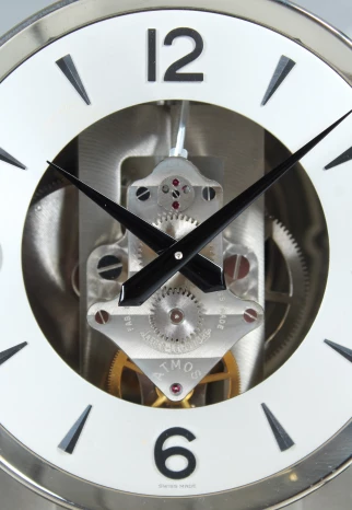 Originale vernickelte Atmos Uhr