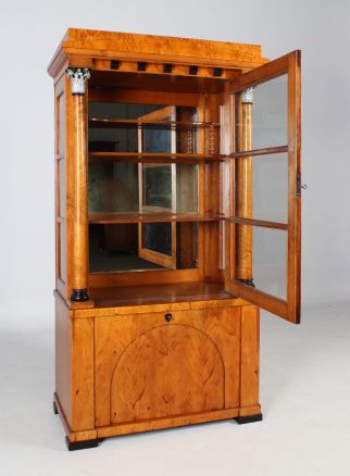 Antique Biedermeier Display Cabinet