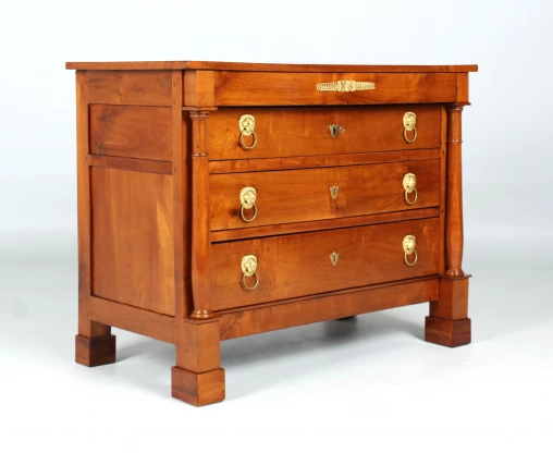 Antique chest of drawers with columns, cherry wood, France c. 1830 - France
Cherry tree
around 1830
