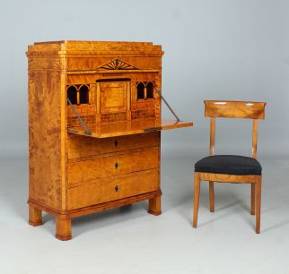 Biedermeier secretary
