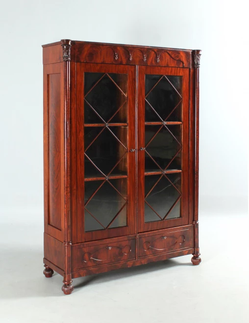 Antique bookcase, display cabinet, mahogany, mid 19th century - North Germany
Mahogany
Mid 19th century