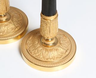 Kerzenständer vergoldete Bronze