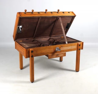 Vintage foosball table