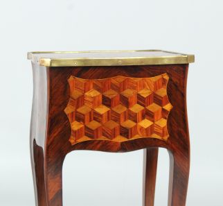 Marqueterie en cubes